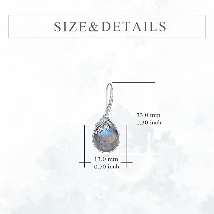 VONALA Flower Earrings for Women 925 Sterling Silver Rose/Lotus/Scottish Thistle/Tulip/Lilac/Mushroom/Pineapple Dangle Drop Earrings Flower Jewelry Gifts for Women Girls Birthday Gifts