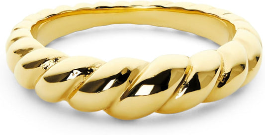 Ana Luisa Gold Rings for Women - 14K Gold Plated Rings for Women Non Tarnish - Trendy Stacking Ring for Daily Wear - Twisted, Heart, Eternity Ring Styles - Hypoallergenic & Water-Resistant Jewelry