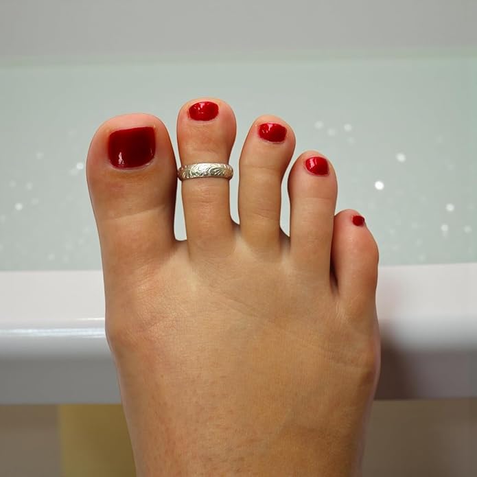 Toe Ring | The Coastline | 14K Gold Filled or Sterling Silver Adjustable Toe Ring | Attire for Your Toes | Toe Rings for Women | Unique Quality Foot Jewelry