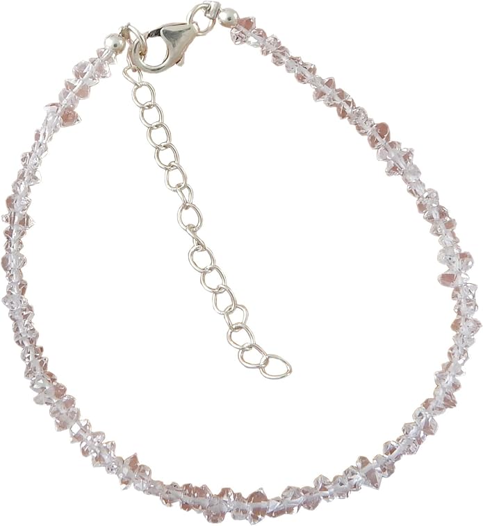 Natural Gemstone Bead Bracelet for Women – Healing Crystal Reiki Bracelet, Handmade Spiritual Protection Jewelry, Energy Stone Stretch Bracelet Gift for Women & Girls