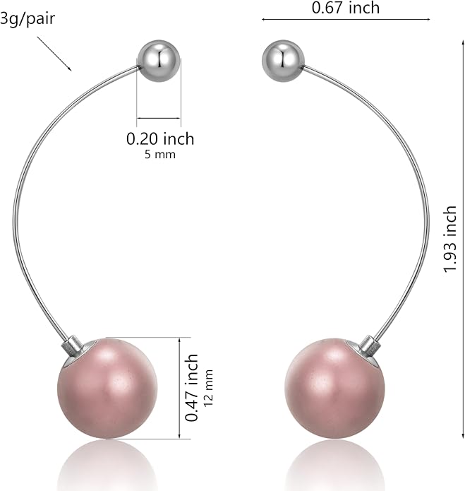 Trendy Long Thread Ball Dangle Earrings Set for Women, Colorful Drop Earrings, 6/16 Pcs DIY Interchangeable Aluminum Alloy Beads, Titanium Ear Hooks, Lightweight and Sensitive Ear Friendly