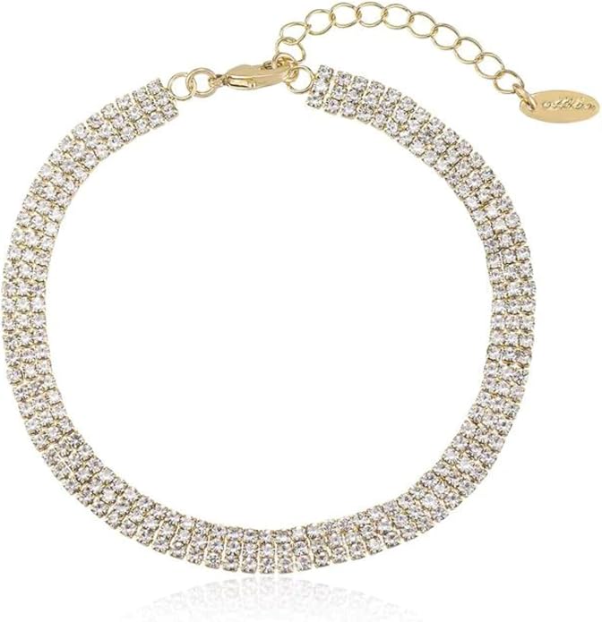 Ettika Anklets for Women. Anklet, 18k Gold or Rhodium Plated. Ankle Bracelets for Women, Jewelry