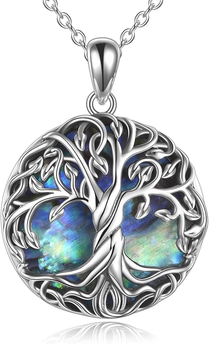 WINNICACA Tree of Life Gifts for Women 925 Sterling Silver Tree of Life Celtic Pendant Necklace Family Irish Jewelry Gifts for Women Wife Girlfriend Anniversary Birthday Gift