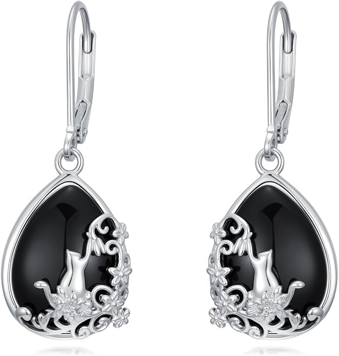 Dorunmo 925 Sterling Silver Western Dangle Earrings for Women Bohemian Earrings Hypoallergenic Christmas Jewelry Gifts for Women