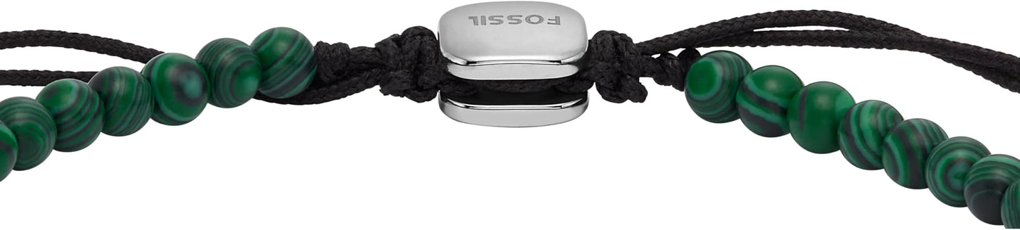 Fossil Men's Stainless Steel and Genuine Leather and/or Beaded Bracelet for Men