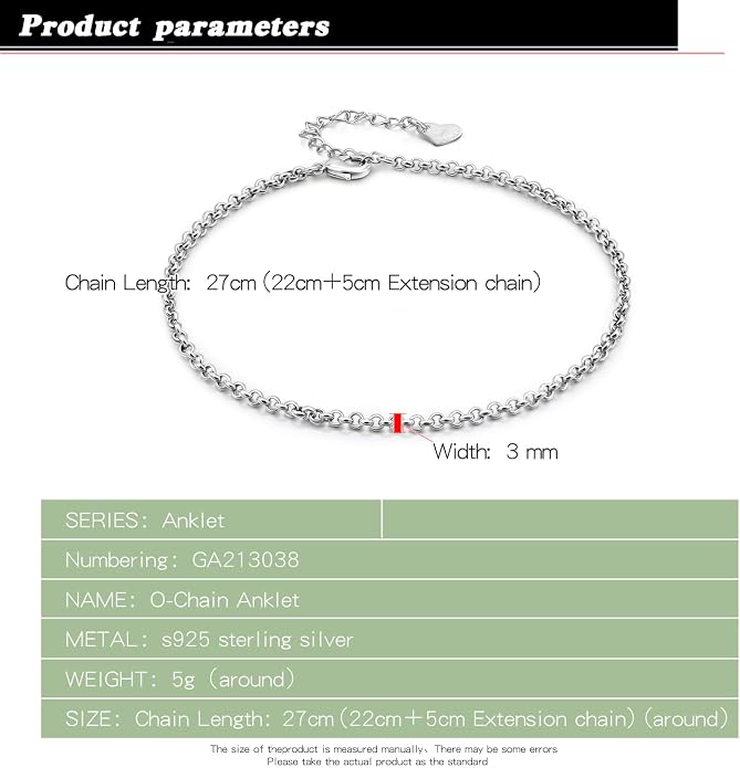 Dankadi Women 925 Sterling Silver Anklets Bracelet Men Simple Chopin/Box Chain/Twist Rope Chain Summer Beach Foot 24k Gold Plated Jewelry Gift