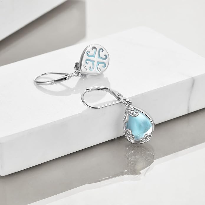 Celtic Filigree Earrings for Women Gemstone Jewelry Gifts