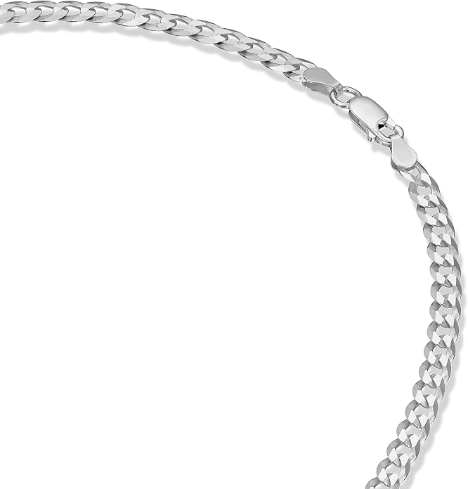 PAVOI 22K Gold Plated Chain Necklace For Women | Italian Solid 925 Sterling Silver Necklace for Men | Cuban Link, Rope, Snake & Rope Diamond-Cut Herringbone | Trendy Unisex Jewelry