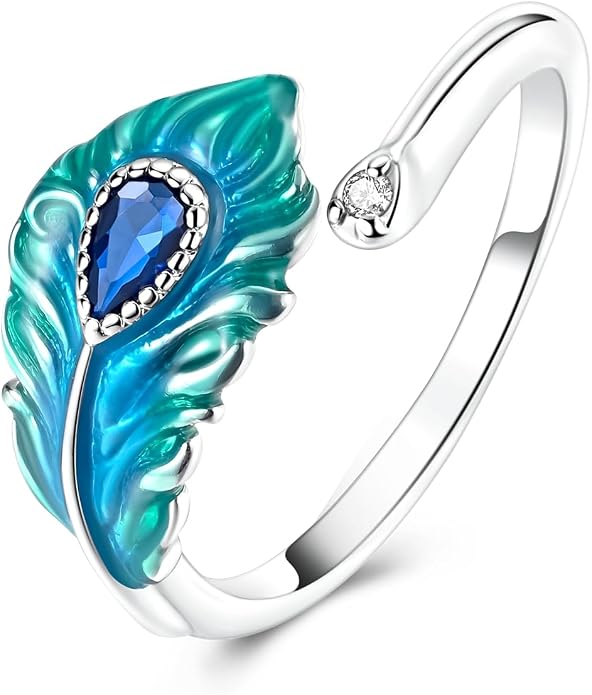 925 Sterling Silver Adjustable Open Rings for Women with Snake, Evil Eye or Bee Designs, Dainty Stackable Thumb Finger Rings, Gold Silver Ring Jewelry Gift for Mujer, Size 6-9