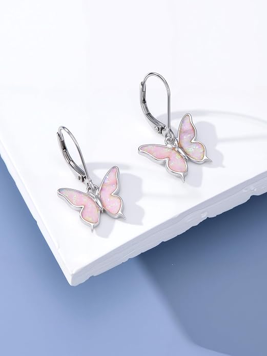 Bee/Butterfly/Dragonfly/Hummingbird/Sunflower Earrings for Women 925 Sterling Silver Sunflower Earrings Hypoallergenic Animal Jewelry Gifts for Women