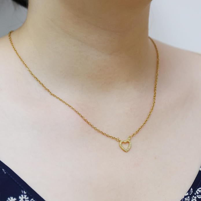 14K Gold Plated Paper Clip Chain Link Necklace Satellite Cross Key Starfish Turquoise Heart Necklace for Women