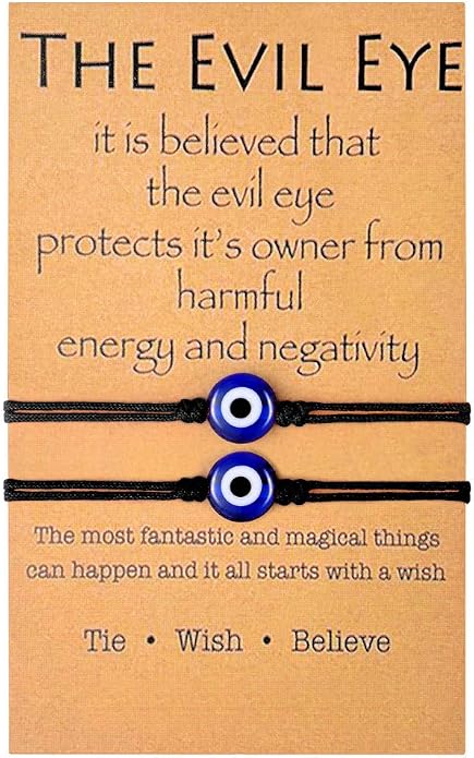 BOCHOI Evil Eye Bracelet for Women Good Luck String Bracelet Kabbalah Protection Friendship Wish Bracelet Jewelry for Girls Girlfriend Wife Mother Daughter