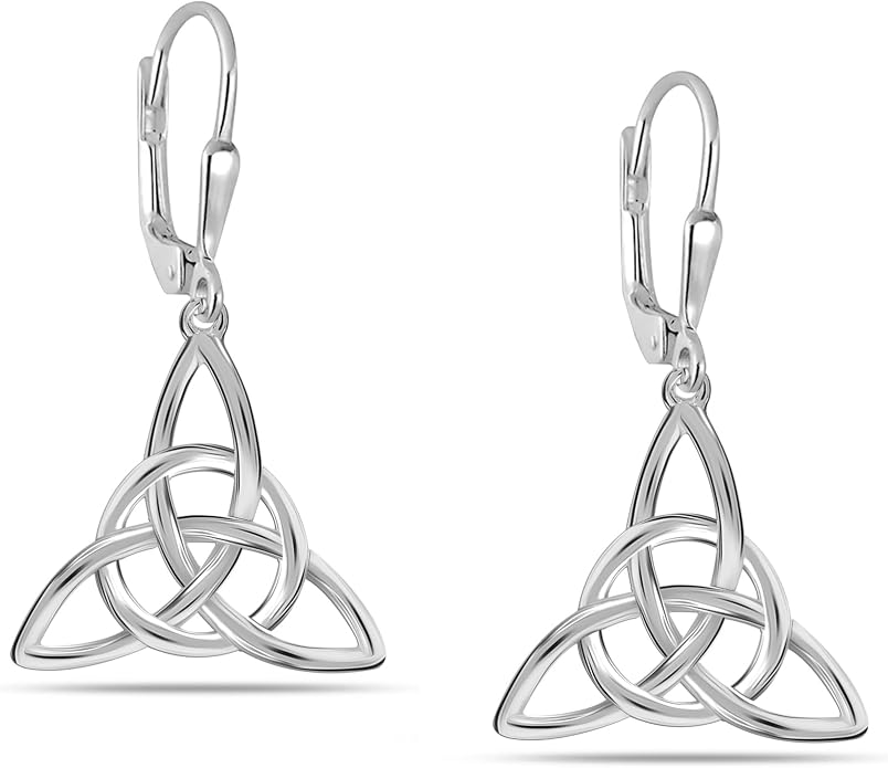 Charmsy 925 Sterling Silver Filigree Earrings for Women | Lightweight Diamond-Cut Openwork Leverback Dangle Earrings | Romantic Jewelry Gifts for Women