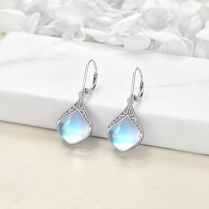 Teardrop Earrings Sterling Silver Filigree Irish Celtic Teardrop Drop Earrings Jewelry Gifts For Women