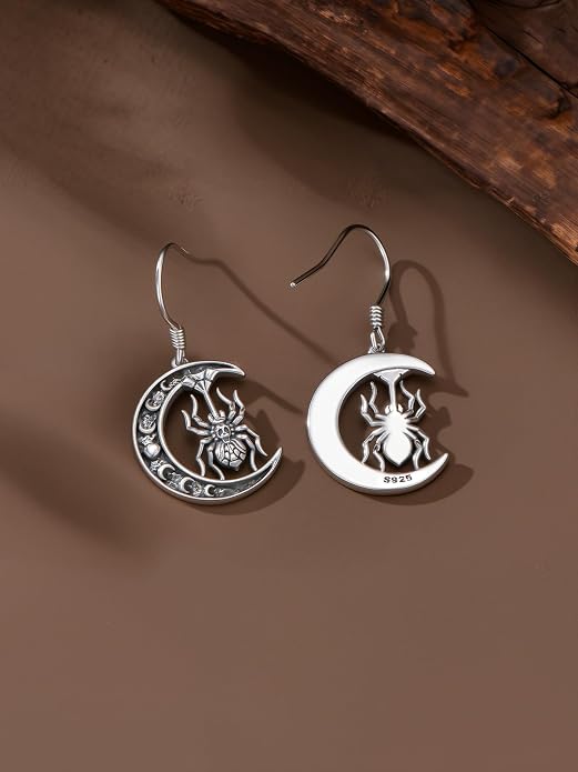 Animal/Leaf/Gothic Dangle Earrings 925 Sterling Silver Animal/Leaf/Gothic Dangle Drop Earrings Easter/Halloween/Christmas Jewelry Gifts for Women Her