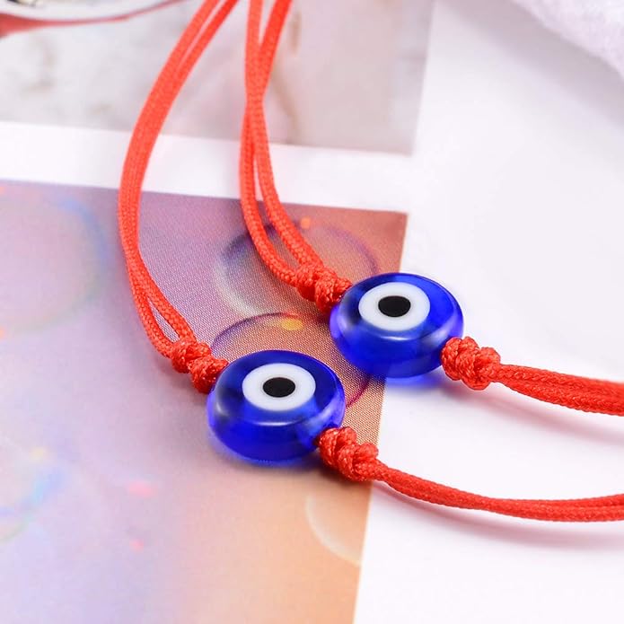 BOCHOI Evil Eye Bracelet for Women Good Luck String Bracelet Kabbalah Protection Friendship Wish Bracelet Jewelry for Girls Girlfriend Wife Mother Daughter
