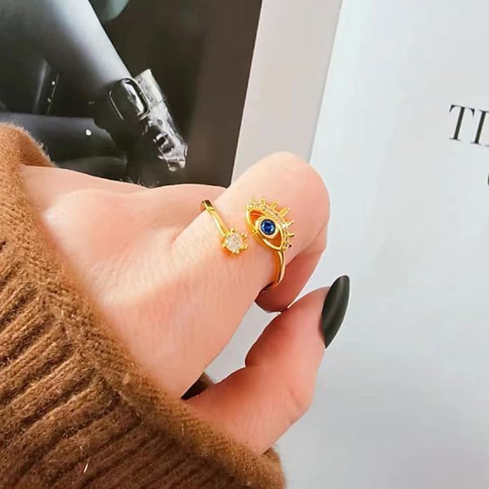 925 Sterling Silver Ring Minimalist Adjustable Rings Band Handmade Rings for Women Girls