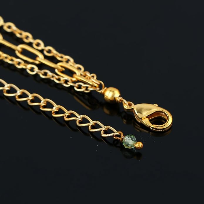 Beads With Pearl 3 Layered Necklaces for Women 14k Gold Plated Dainty Stackable Choker Necklaces for Women Trendy Layering, Cuban Link, Paperclip Chain, For Women Gifts