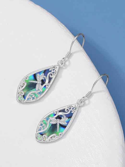 Seiyang Dangle Earrings 925 Sterling Silver Animal/American Flag/Turquoise Dangle Drop Earrings Jewelry Gifts for Women