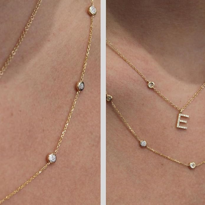 Unisex Celestial Gold Pendant Necklaces, Sun/Moon/Star/Angle Celestial Elements Unisex Choker Gold Lover Chains for Men and Women Jewelry