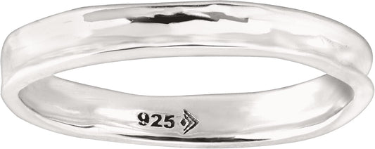 Silpada 'Stellar Stable' Stacking Ring in Hammered Sterling Silver