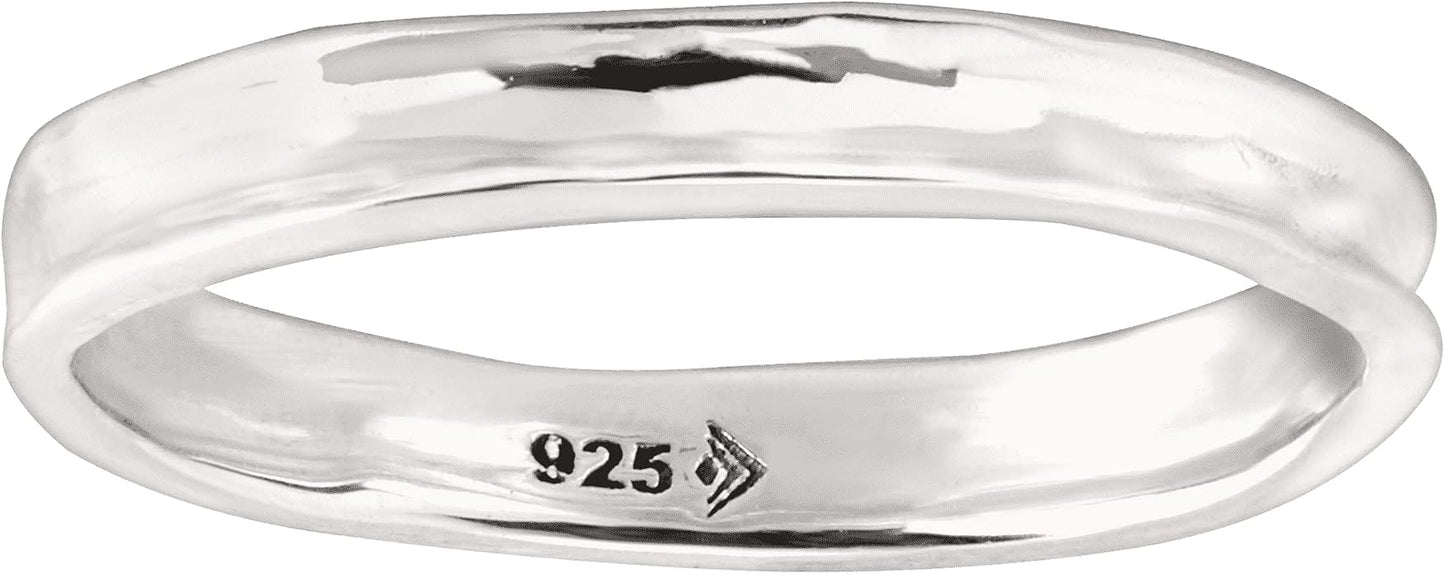 Silpada 'Stellar Stable' Stacking Ring in Hammered Sterling Silver
