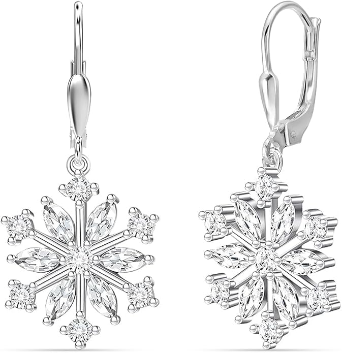 LeCalla Women's Drop & Dangle Earrings | 925 Sterling Silver Leverback Earrings | Lightweight Teardrop Lever Back Drop Dangle Earring for Women