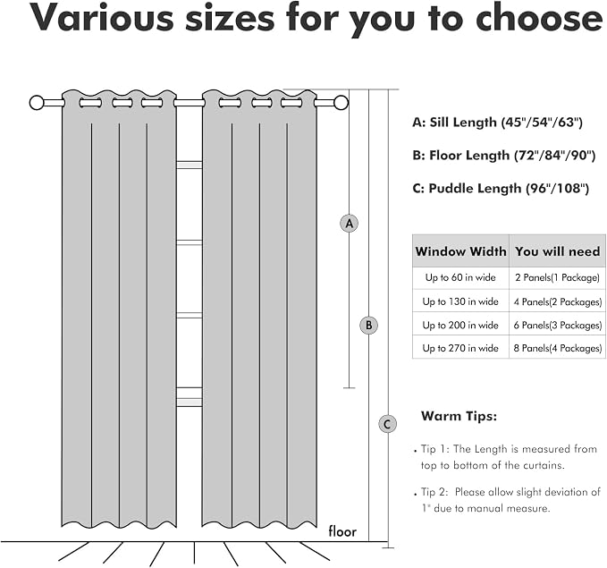 MIULEE Extra Wide 100% Blackout Curtains for Sliding Glass Doors Linen Textured W100 x L90 inch Panel Copper Brown Thermal Insulated Grommet Room Darkening Drapes for Patio, 1 Panel Set