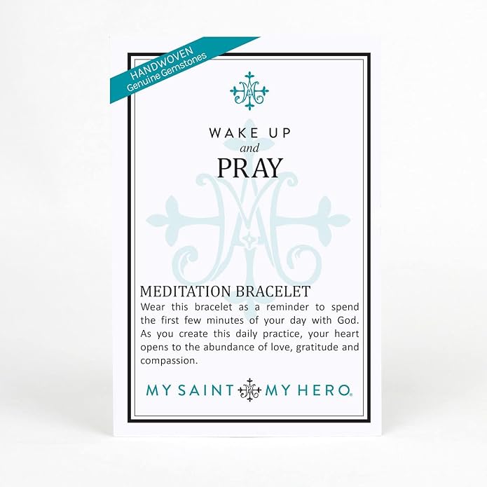 My Saint My Hero Benedictine Blessing Bracelets – Handwoven Spiritual Protection with Medals Hand-Cast In Italy at Sacred Site