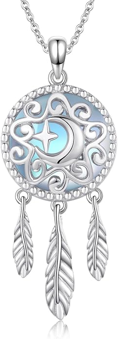 Cuoka 925 Sterling Silver Heart Necklace I Love You to The Moon and Back Pendant Sun Star Moon Necklace Jewelry for Women with Gifts Box