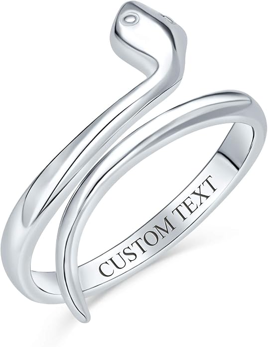 Bling Jewelry Minimalist Delicate Midi Knuckle Thin 1MM Band Stackable Bypass Wrap Snake Ring For Teen 14K Gold Plated .925 Sterling Silver