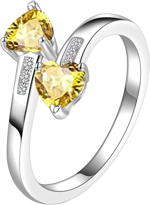 Btysun Mothers Day Gifts, Birthday Gifts for Women Non Tarnish Gold Rings Adjustable 1-12 Birthstone Rings Birthday Gift for Wife Mom Stocking Stuffers Promise Ring Anniversary Wedding Jewelry