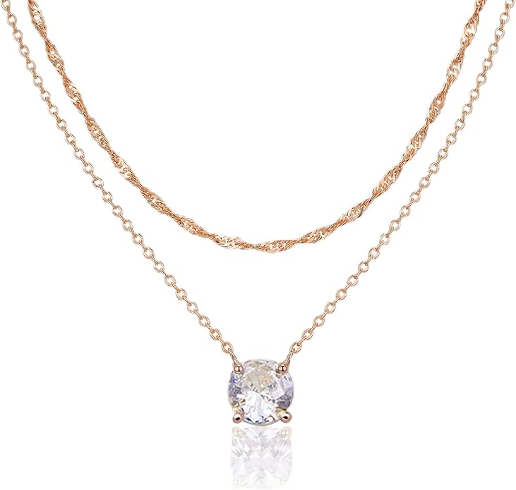 Unisex Celestial Gold Pendant Necklaces, Sun/Moon/Star/Angle Celestial Elements Unisex Choker Gold Lover Chains for Men and Women Jewelry