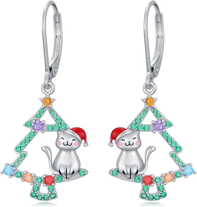 Seiyang Dangle Earrings 925 Sterling Silver Animal/American Flag/Turquoise Dangle Drop Earrings Jewelry Gifts for Women