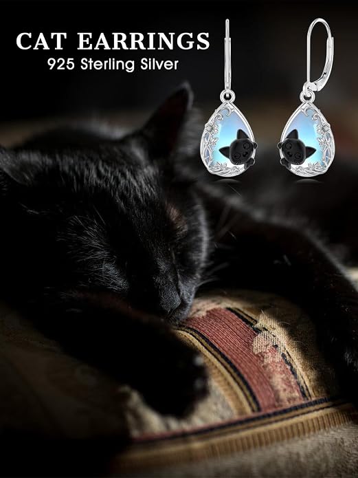 Seiyang Dangle Earrings 925 Sterling Silver Animal/American Flag/Turquoise Dangle Drop Earrings Jewelry Gifts for Women