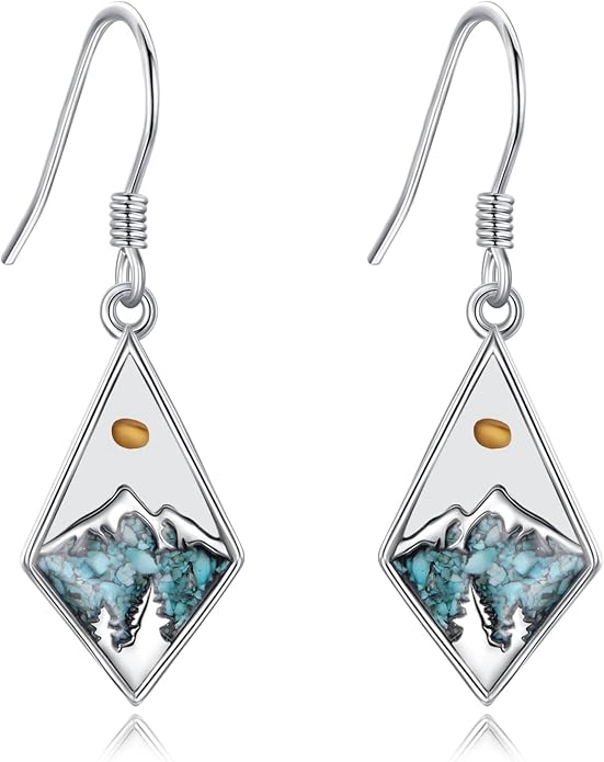 Mustard Seed Earrings Sterling Silver Mustard Seed Faith Teardrop Dangle Earrings Christian Jewelry Gifts for Women