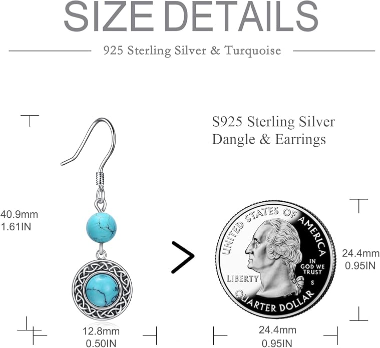 POPLYKE 925 Sterling Silver Tree of Life Dangle Earrings for Women Fashion Abalone Shell Jewelry Gifts for Mom Sister Friend Birthday