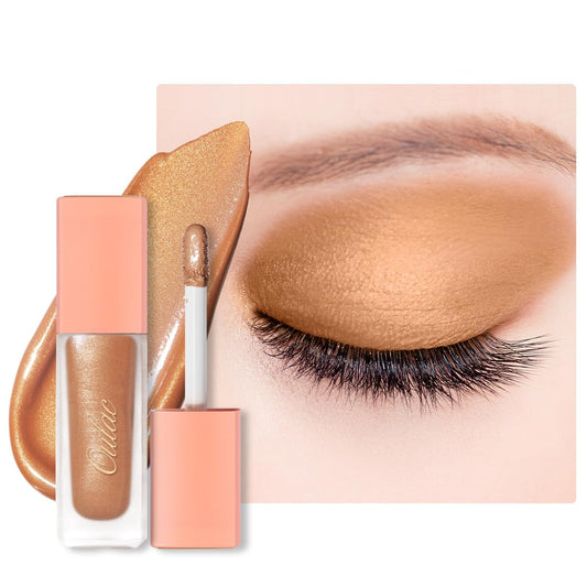 Oulac Matte Eyeshadow - Liquid Eyeshadow Base & Bronze Duo | Buildable, Smooth Eye Makeup, Wrinkle Resistant, Vegan, Cruelty-Free SA01