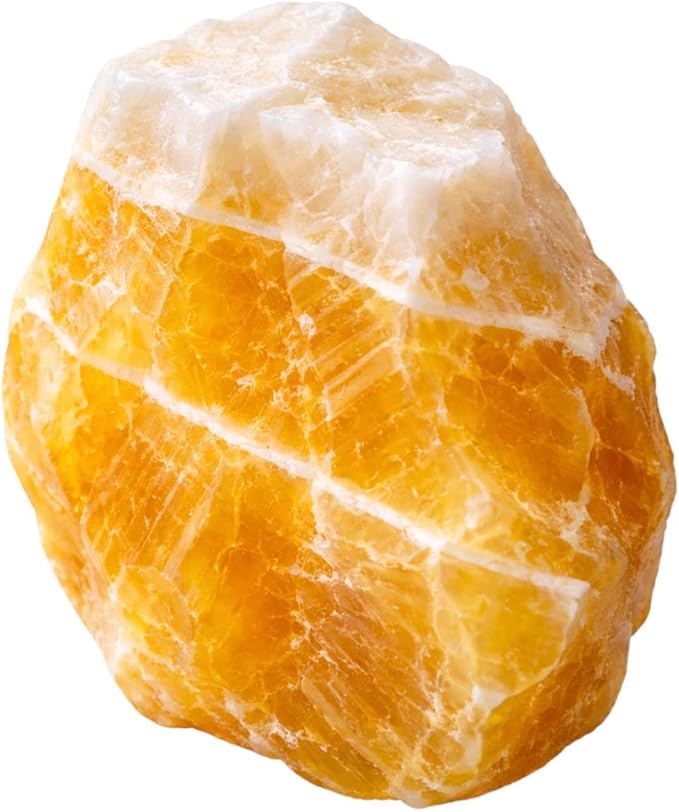 Large 1.25-2.0” Natural Orange Calcite Raw Crystals Stones for Meditation, Chakra, Reiki, Crystal Grid, Energy Work, Wire Wrapping, Tumbling & Spiritual Home Decor