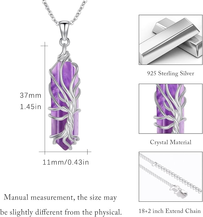 Crystal Necklace 925 Sterling Silver Rose/Sunflower Necklace for Women Jewelry Gifts for Women