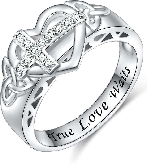 Ladytree Feather Angel Wings Adjustable Memorial Dainty Sterling Silver Open Thumb Ring for Women Men Loss of Mom Dad Daughter Loved Ones Mother's Day Sympathy Memory Jewelry Gifts