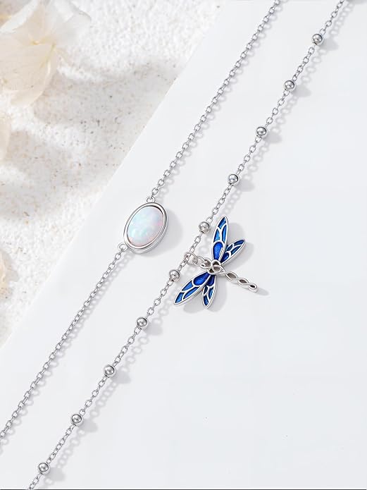 Midari Ocean Necklace 925 Sterling Silver Flamingo Mama Bear Dolphin Penguin Sea Turtle Axolotl Desert Cactus Nautical Rudder Tropical Palm Compass Wave Pendant Boho Jewelry Gifts for Women Men