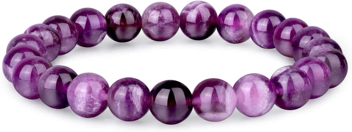 Crystal Vibe - Healing Crystal Bracelet for Women & Men | Natural Gemstone Bead Bracelet | Adjustable Handmade Energy Stone Bracelet | Bracelet for Meditation, Yoga & Daily Wear | Multiple Types