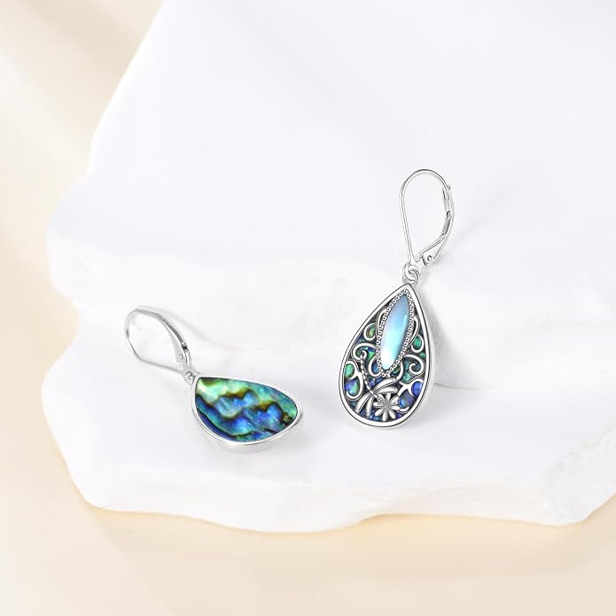 Butterfly/Paw Print/Highland Cow/Cat/Dog/Hummingbird/Dragonfly Earrings 925 Sterling Silver Animal Hypoallergenic Drop Dangle Earrings Animal Valentine's Day Jewelry for Women
