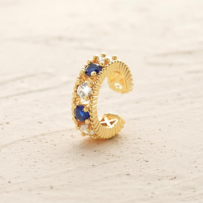 MYEARS Women Ear Cuff Earring Gold Non Pierced Ear Cartilage Clip on Wrap Hoop 14K Gold Filled Tiny Boho Beach Simple Minimalist Delicate Handmade Hypoallergenic Jewelry Gift-Sold as Single/Pair
