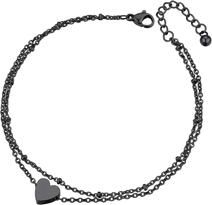 ChainsPro Anklets for Women Waterproof, Adjustable Stainless Steel/ Sterling Silver/14K Gold Plated Ankle Bracelets for Women, Non Tarnish Layered Anklets Beach Jewelry Gifts for Swimming & Daily Wear (Send Gift Box)