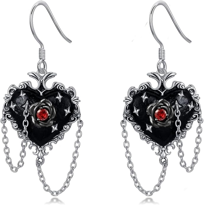 Animal/Leaf/Gothic Dangle Earrings 925 Sterling Silver Animal/Leaf/Gothic Dangle Drop Earrings Easter/Halloween/Christmas Jewelry Gifts for Women Her