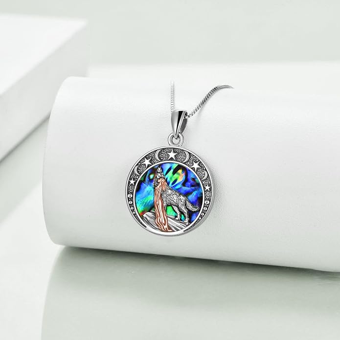 LUHE Animal Necklace Sterling Silver Cute Pendant Jewelry Gifts for Women and Teens
