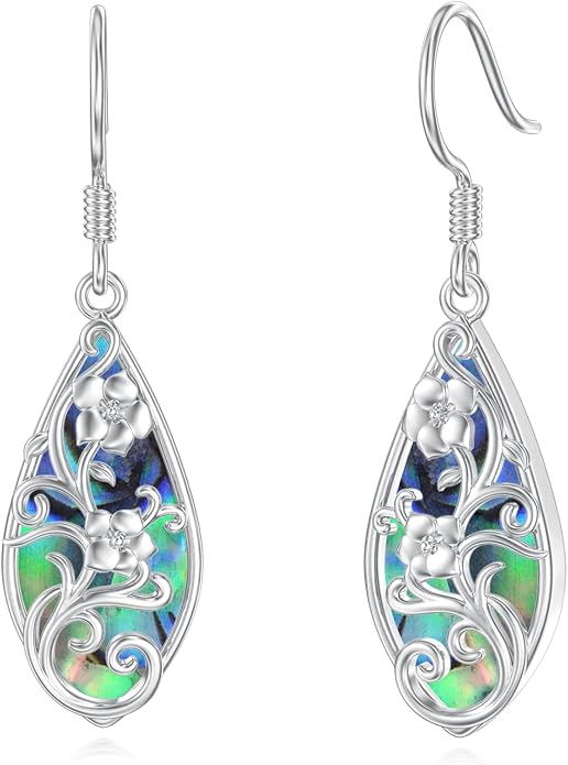 Seiyang Dangle Earrings 925 Sterling Silver Animal/American Flag/Turquoise Dangle Drop Earrings Jewelry Gifts for Women