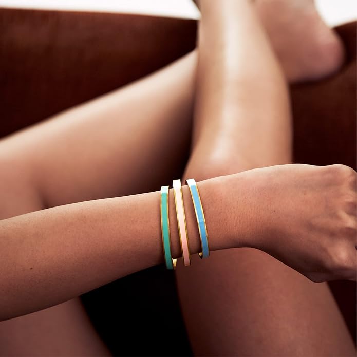 STORYJEWELLERY Friend Gifts for Women, Friendship Bracelets, Matching Badass Bestie Bracelets, Friend Birthday Gifts for Women, Bff Jewelry, Enamel Cuff Bracelet